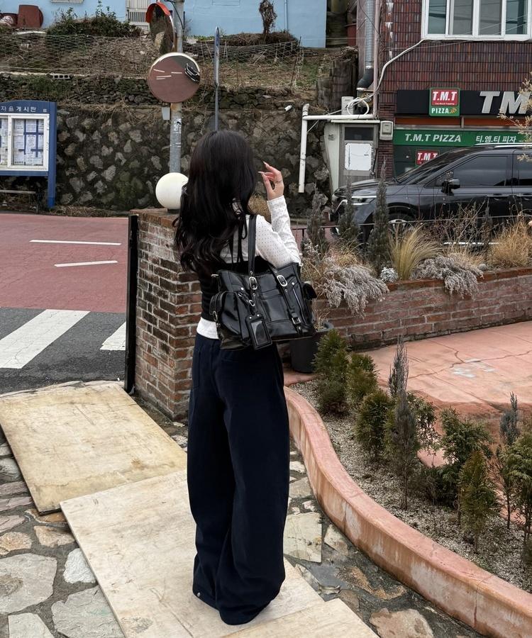 【✔기획】밤비 도트 세트 화이트