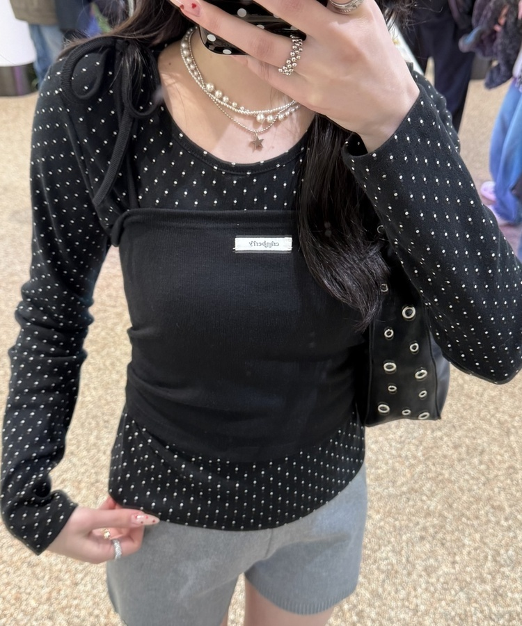 【✔기획】밤비 도트 세트 블랙