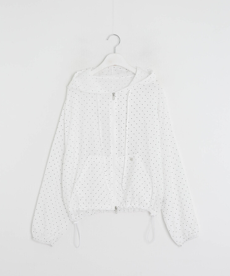 【✔기획】도트 후드 윈드브레이커