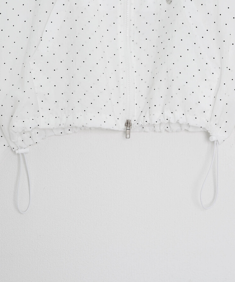 【✔기획】도트 후드 윈드브레이커