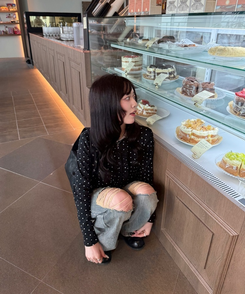 【✔企画】ドットフリルカーディガン BLACK