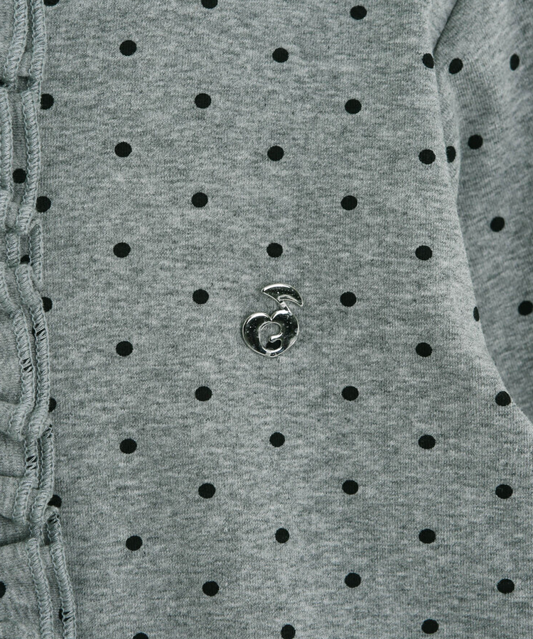 【✔기획】도트 프릴 가디건