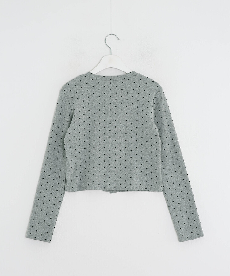 【✔기획】도트 프릴 가디건