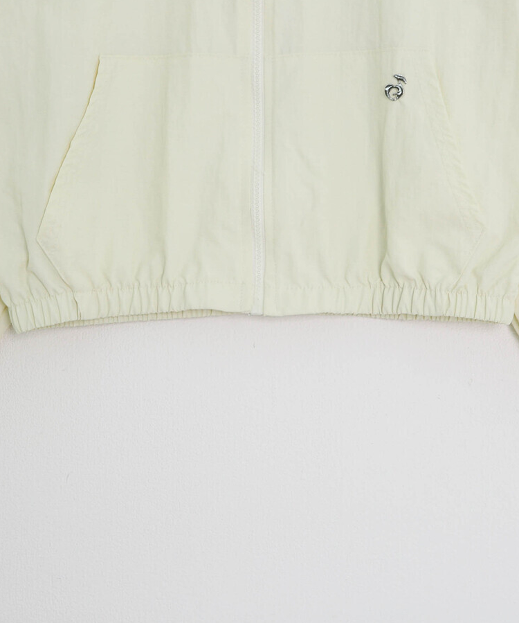 【✔기획】하이넥 리본 스트링 집업