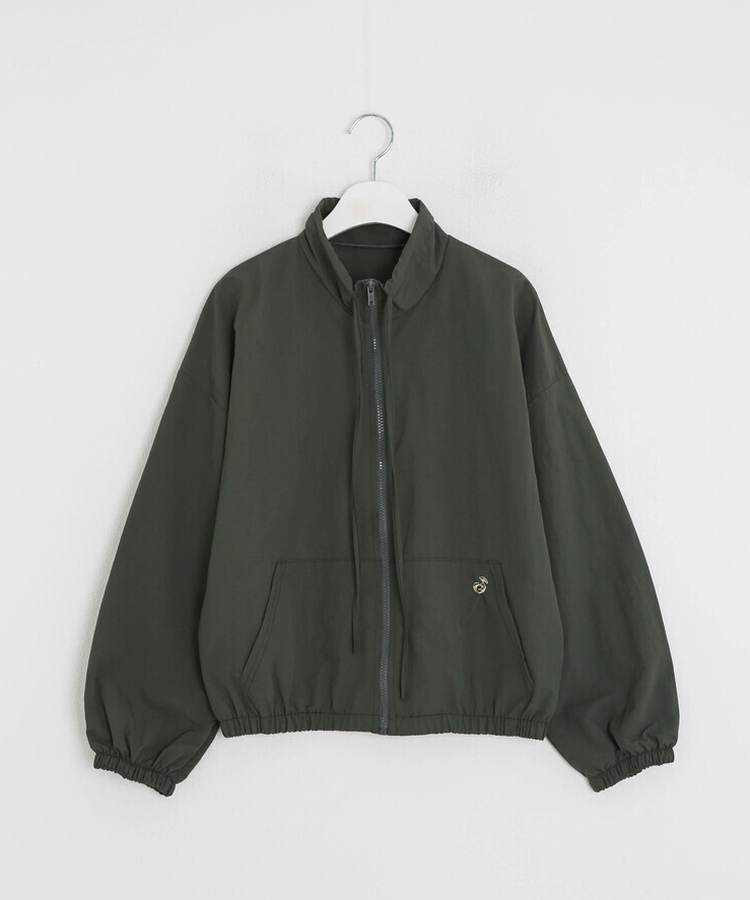 【✔기획】하이넥 리본 스트링 집업