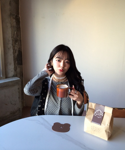 ドットラウンドボタンカーディガン GRAY