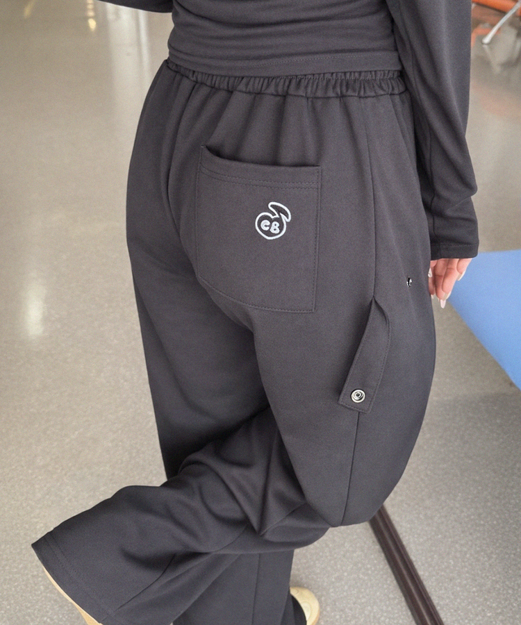 【✔기획】CRB 밴딩 트레이닝 팬츠 블랙