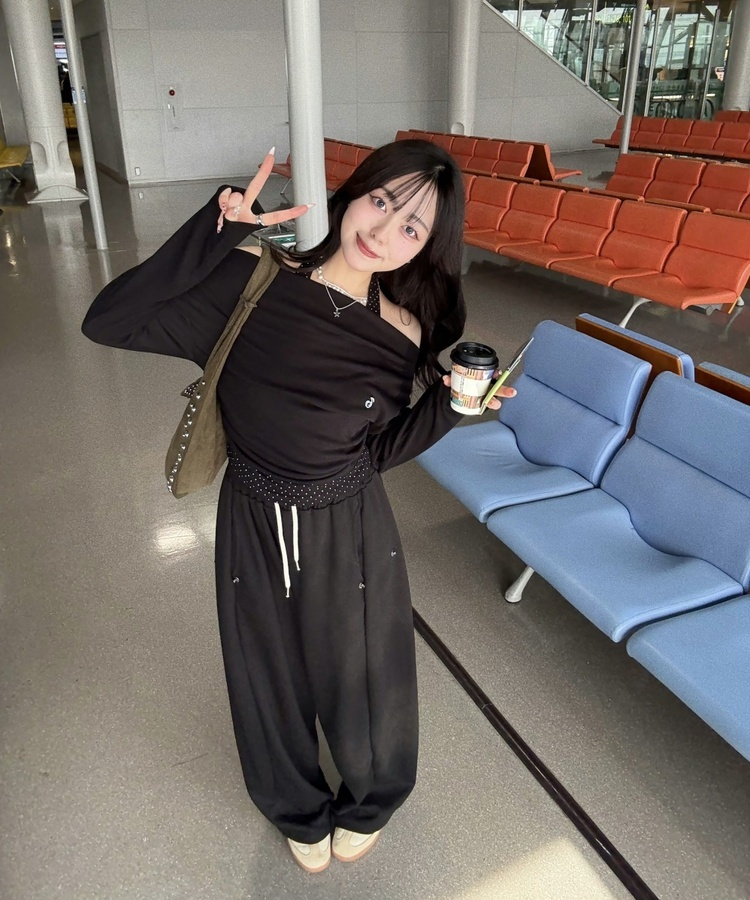 【✔기획】CRB 밴딩 트레이닝 팬츠 블랙