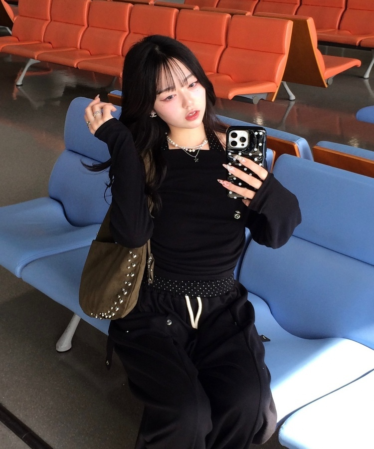 【✔기획】CRB 밴딩 트레이닝 팬츠 블랙