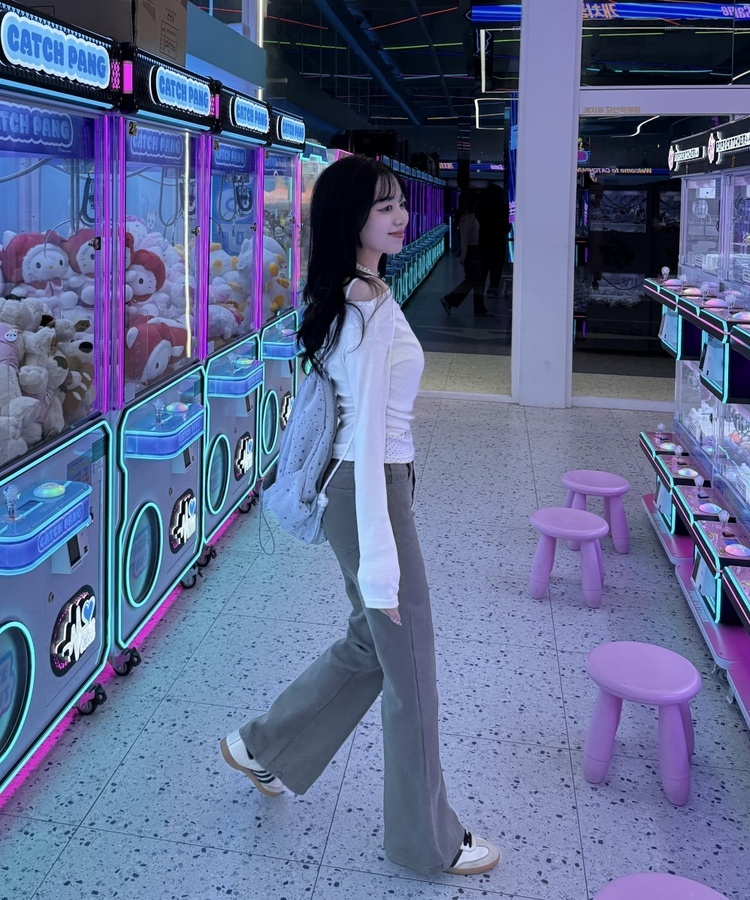 【길이별】캐주얼 부츠컷 팬츠 카키