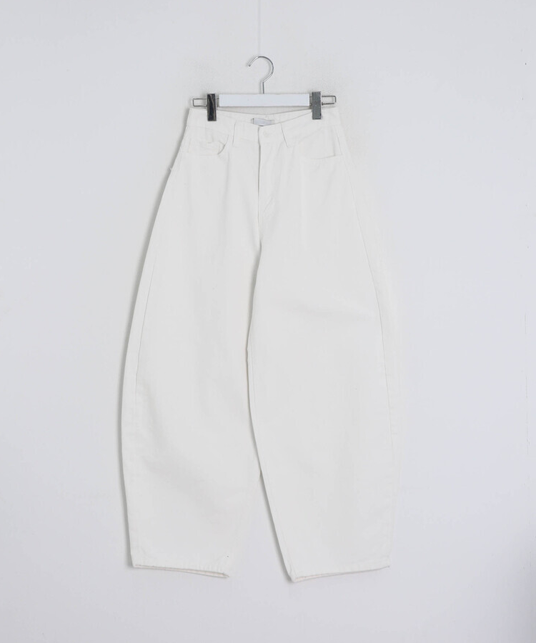 포켓 체크 포인트 와이드 팬츠