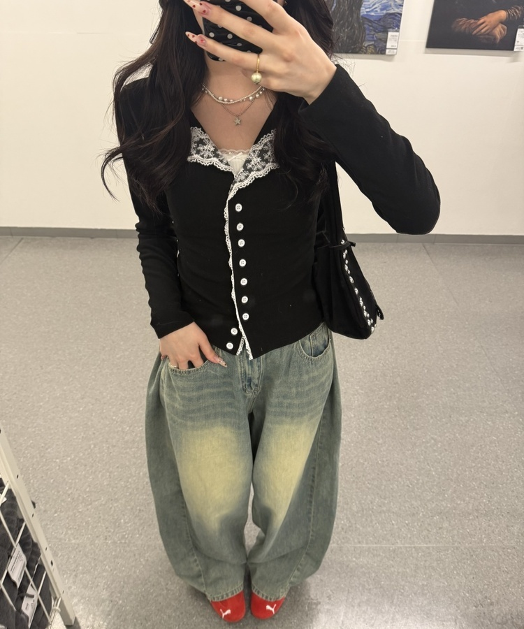 【컬러에 반한♥】빈티지 워싱 기장별 데님 와이드 팬츠 중청