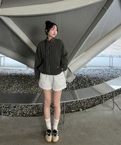 フリルショートパンツ WHITE