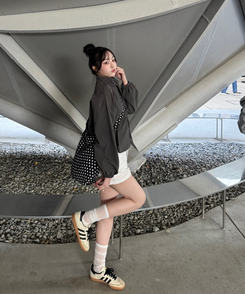 フリルショートパンツ WHITE