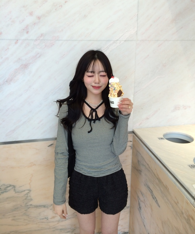 벌룬 프릴 숏팬츠 블랙