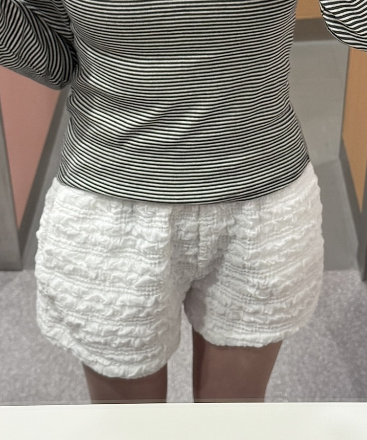 フリルショートパンツ WHITE