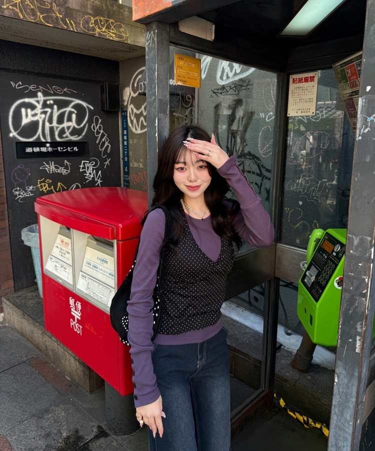 【丈別♥】ブーツカットワイドデニムパンツ BLACK DENIM