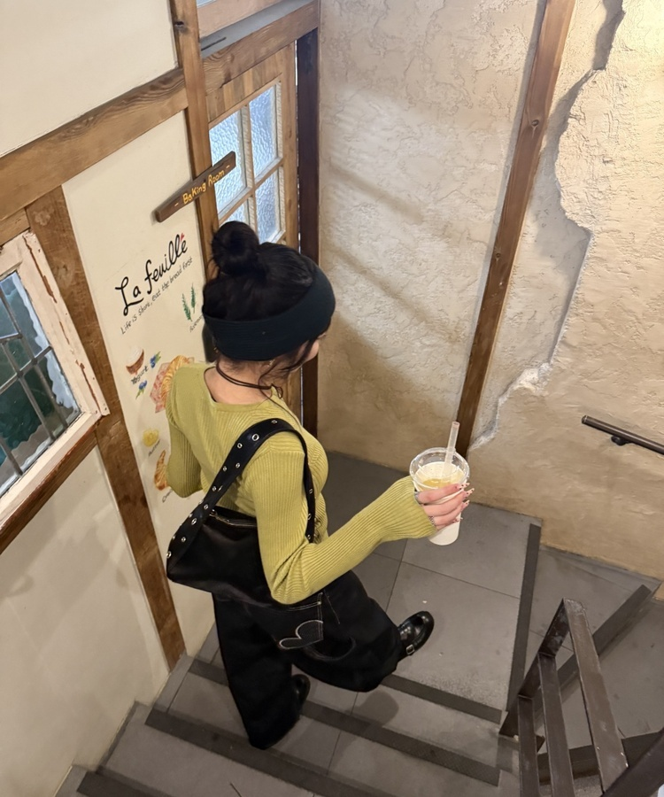 포켓 포인트 와이드 데님 팬츠 블랙