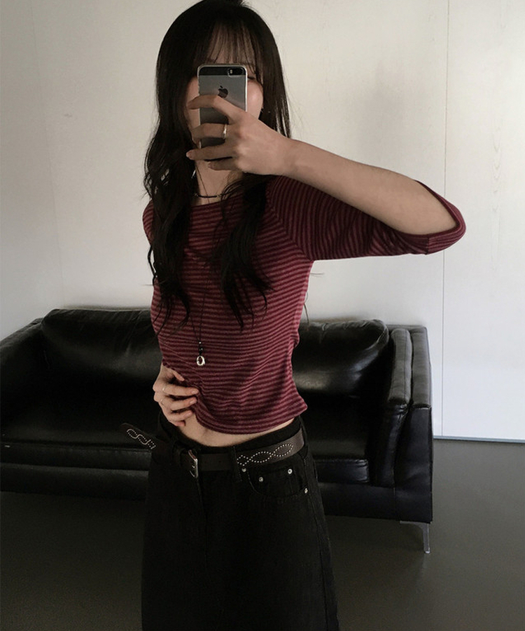 ウォッシュ加工切替デニムマキシロングスカート(5color) BLACK DENIM