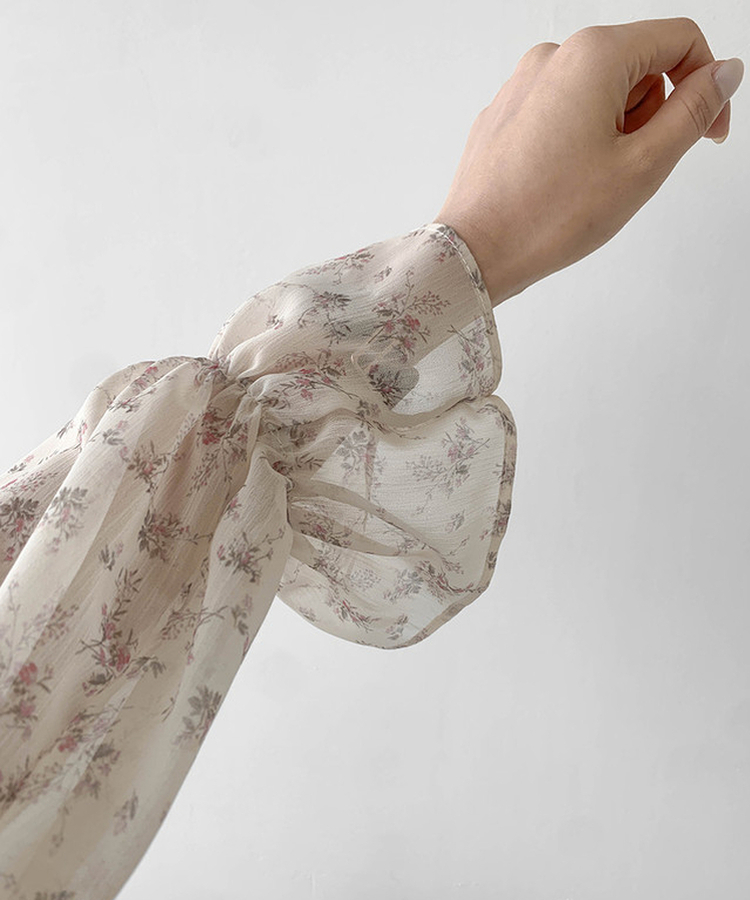 フラワーブラウス CREAM