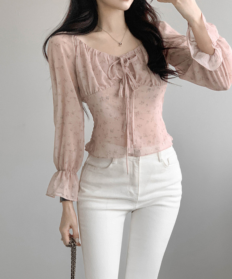 フラワーブラウス PINK