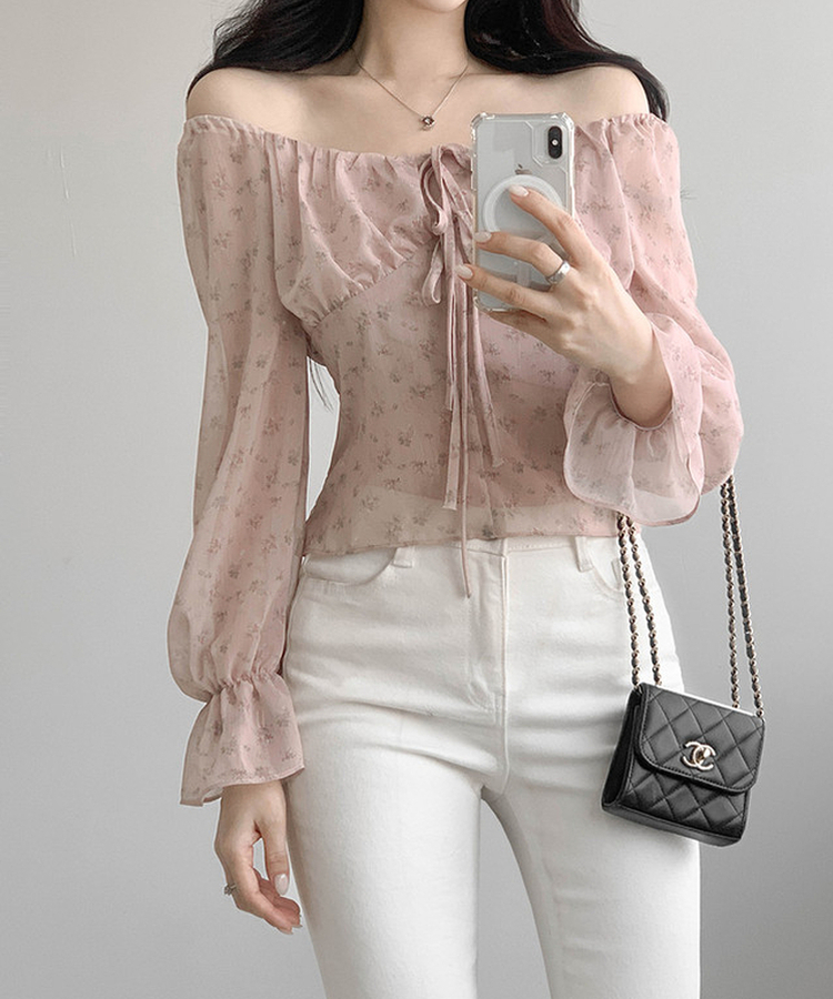 フラワーブラウス PINK