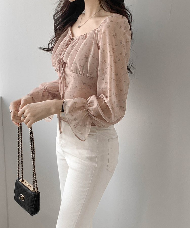 フラワーブラウス PINK