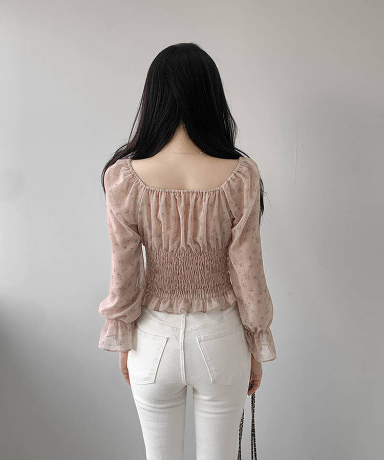 フラワーブラウス PINK