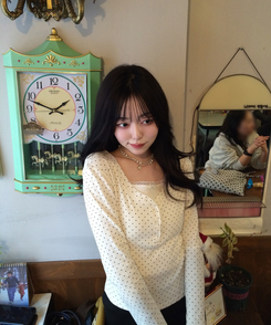 【第2弾！再販売❤️MADE】レースリボントップス WHITE