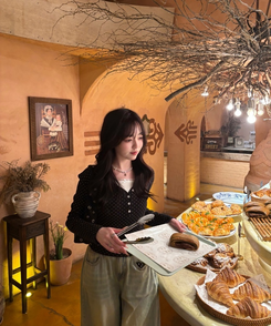 【第2弾！再販売❤️MADE】レースリボントップス BLACK