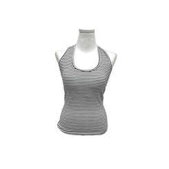 ストライプホルターネックスリムキャミソール