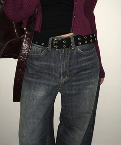 アイレットスエードベルト BLACK