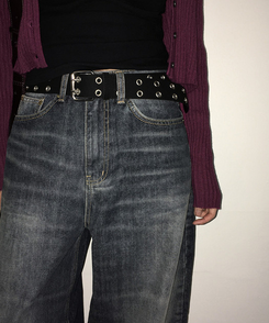 アイレットスエードベルト BLACK