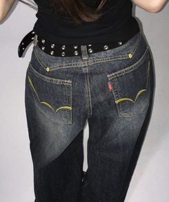 アイレットスエードベルト BLACK