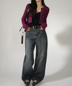 アイレットスエードベルト BLACK