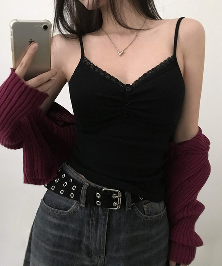 アイレットスエードベルト BLACK