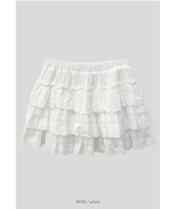 パンチングティアードスカート