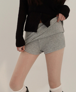 バーニーシルエットミニスカート(5color) GREY