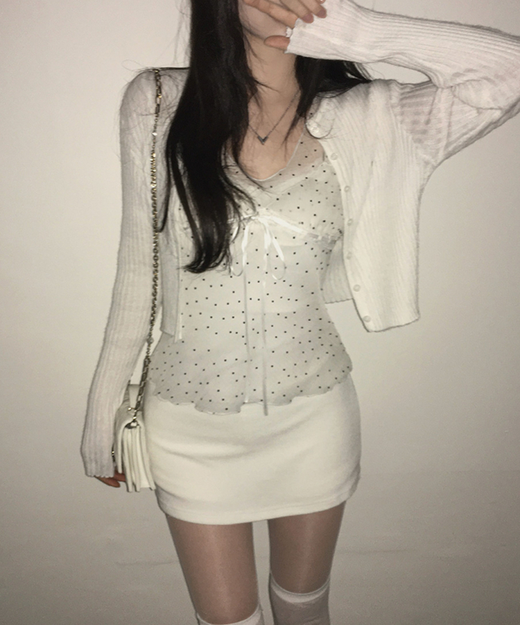 バーニーシルエットミニスカート(5color) IVORY