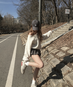 プリーツミニスカート GREY