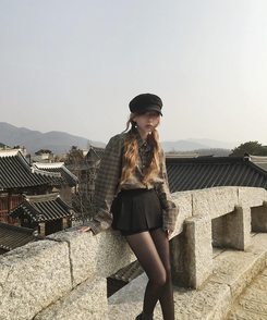 プリーツミニスカート BLACK