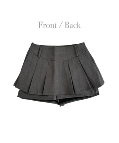 プリーツミニスカート
