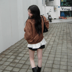 スエードブルゾンジャンパー BROWN