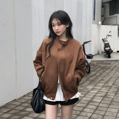 スエードブルゾンジャンパー BROWN