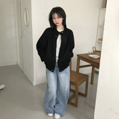 スエードブルゾンジャンパー BLACK