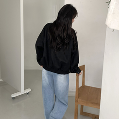 スエードブルゾンジャンパー BLACK