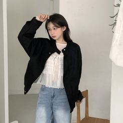 スエードブルゾンジャンパー BLACK