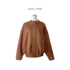 スエードブルゾンジャンパー