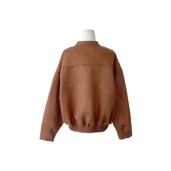 スエードブルゾンジャンパー