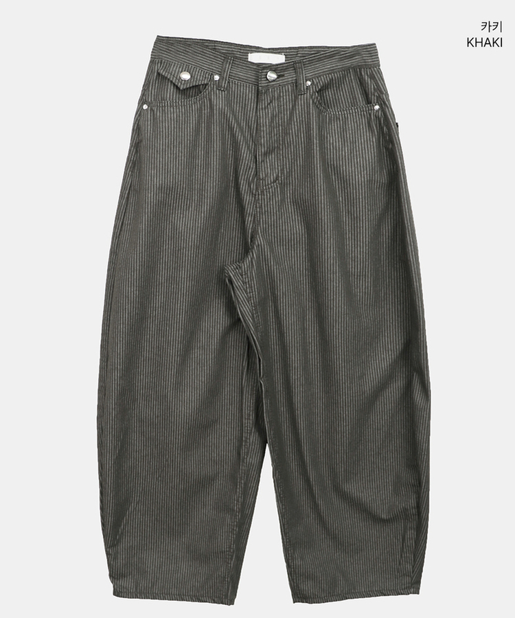 ストライプバルーンパンツ